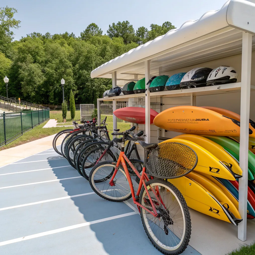 Sports equipment rental service